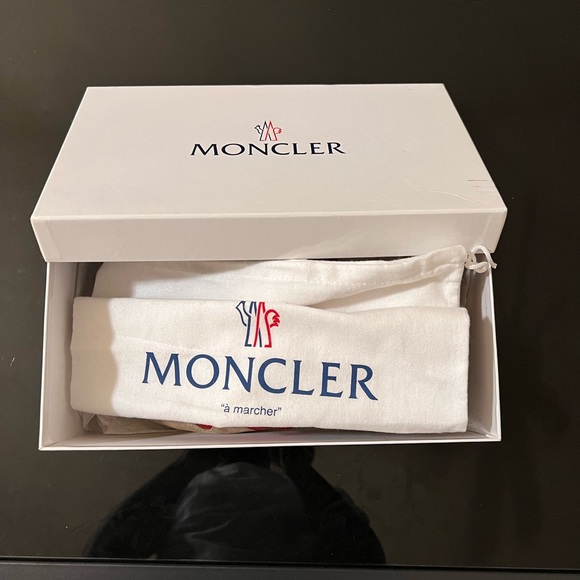 Men Moncler San Diego Logo Sneakers 42 - Picture 6 of 8